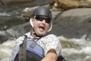 Jason Meyer, North Creek Rafting Company river guide
