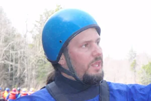 Nate Pelton, North Creek Rafting Company river guide