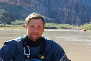 Nick Carvin, North Creek Rafting Company river guide